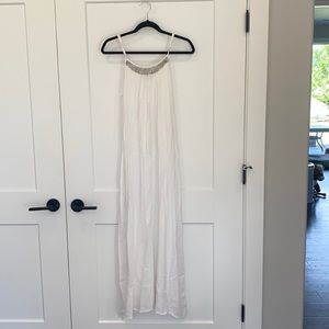 White Boho Maxi Dress